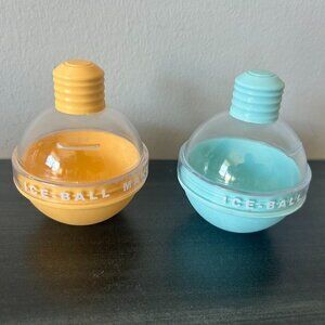 Set of 2 Round Ice Ball Makers NWOT